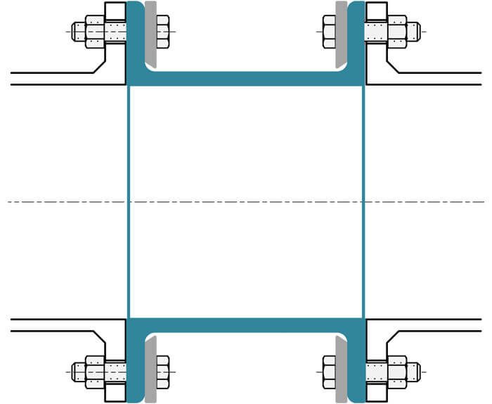 Rubber Connector No Arch